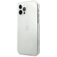 Guess GUHCP12L3D4GTR iPhone 12 Pro Max 6.7" transparent hardcase 4G 3D Pattern Collection
