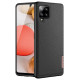 Dux Ducis Fino case covered with nylon material for Samsung Galaxy A42 5G black