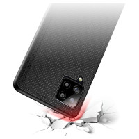 Dux Ducis Fino case covered with nylon material for Samsung Galaxy A42 5G black
