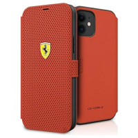 Ferrari FESPEFLBKP12SRE iPhone 12 mini 5.4" red/red book On Track Perforated