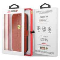 Ferrari FESPEFLBKP12SRE iPhone 12 mini 5.4" red/red book On Track Perforated