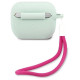 Guess GUACAPLSVSBF AirPods Pro cover blue fuchsia/blue fuschia Silicone Vintage