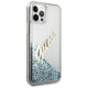 Guess GUHCP12LGLVSBL iPhone 12 Pro Max 6.7" blue/blue hardcase Glitter Vintage Script