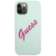 Guess GUHCP12LLSVSBF iPhone 12 Pro Max 6.7" blue fuchsia/blue fuschia hardcase Silicone Vintage