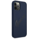Guess GUHCP12LLSVSBL iPhone 12 Pro Max 6.7" blue/blue hardcase Script Vintage