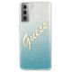 Guess GUHCS21MPCUGLSBL S21+ G996 blue/blue hardcase Glitter Gradient Script