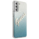 Guess GUHCS21MPCUGLSBL S21+ G996 blue/blue hardcase Glitter Gradient Script