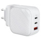 Uniq Verge Pro 66W GaN USB-C wall charger - white