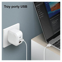 Uniq Verge Pro 66W GaN USB-C wall charger - white