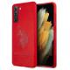 U.s. Polo Assn. US Polo USHCS21SSLHRTRE S21 G991 czerwony/red Silicone On Tone