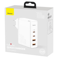 Baseus GaN2 Pro fast charger 100W USB / USB Type C Quick Charge 4+ Power Delivery white (CCGAN2P-L02)