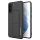 Wozinsky Kickstand Case Silicone Stand Cover for Samsung Galaxy S21 + 5G Black