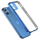 Joyroom New Beauty Series ultra thin case with electroplated frame for iPhone 12 Pro Max dark-blue (JR-BP744)