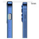 Joyroom New Beauty Series ultra thin case with electroplated frame for iPhone 12 Pro Max dark-blue (JR-BP744)