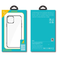 Joyroom New Beauty Series ultra thin case with electroplated frame for iPhone 12 Pro Max dark-blue (JR-BP744)