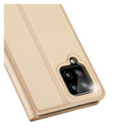 Dux Ducis Skin Pro Bookcase type case for Samsung Galaxy A22 4G golden