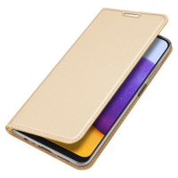 Dux Ducis Skin Pro Bookcase type case for Samsung Galaxy A22 4G golden