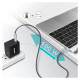 Choetech XCC-1002-GY USB-C - USB-C PD QC cable 100W 5A 480Mb/s 1.8m - gray