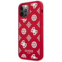 Guess GUHCP12LLSPEWRE iPhone 12 Pro Max 6.7" red/red hard case Peony Collection