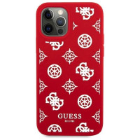 Guess GUHCP12LLSPEWRE iPhone 12 Pro Max 6.7" red/red hard case Peony Collection