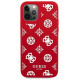 Guess GUHCP12LLSPEWRE iPhone 12 Pro Max 6.7" red/red hard case Peony Collection