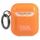 Karl Lagerfeld KLA2UCHFO AirPods cover pomarańczowy/orange Choupette
