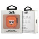 Karl Lagerfeld KLA2UCHFO AirPods cover pomarańczowy/orange Choupette