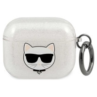 Karl Lagerfeld KLA3UCHGS AirPods 3 cover srebrny/silver Glitter Choupette