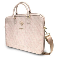 Guess 4G Big Logo bag for a 16'' laptop - pink