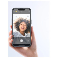 Joyroom 360 Full Case front and back cover for iPhone 13 Pro + tempered glass screen protector black (JR-BP935 black)