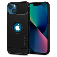 Spigen Rugged Armor iPhone 13 Case - Matte Black