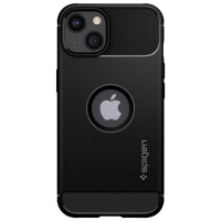 Spigen Rugged Armor iPhone 13 Case - Matte Black