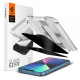 Spigen Glas.tR EZ Fit Privacy Tempered Glass for iPhone 13 / 13 Pro / 14 / 16e - 2 pcs.