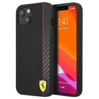 Ferrari FESAXHCP13SBK iPhone 13 mini 5.4" black/black hardcase On Track Carbon Stripe