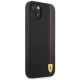Ferrari FESAXHCP13SBK iPhone 13 mini 5.4" black/black hardcase On Track Carbon Stripe