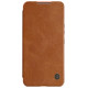 Nillkin Qin Leather Pro Case Case for Samsung Galaxy S22+ (S22 Plus) Camera Protector Holster Cover Flip Case Brown