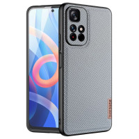 Dux Ducis Fino case cover covered with nylon material Poco M4 Pro 5G blue