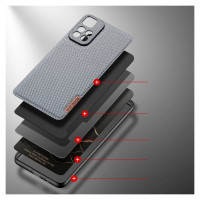Dux Ducis Fino case cover covered with nylon material Poco M4 Pro 5G blue
