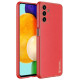 Dux Ducis Yolo elegant cover made of ecological leather for Samsung Galaxy A13 5G red