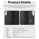 Ringke Folio Signature Flip Leather Case for Samsung Galaxy S22 + (S22 Plus) Black (FSS118R262)