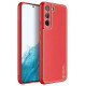 Dux Ducis Yolo elegant cover made of ecological leather for Samsung Galaxy S22 + (S22 Plus) red