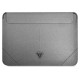 Guess Saffiano Triangle Logo case for a 14" laptop - silver