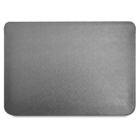 Guess Saffiano Triangle Logo case for a 14" laptop - silver