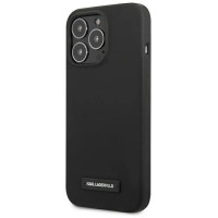 Karl Lagerfeld KLHCP13LSLMP1K iPhone 13 Pro / 13 6,1" hardcase czarny/black Silicone Plaque