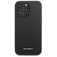 Karl Lagerfeld KLHCP13LSLMP1K iPhone 13 Pro / 13 6,1" hardcase czarny/black Silicone Plaque