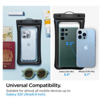 Spigen Aqua Shield A610 Case Waterproof Floating on Water - Black 2 pcs.