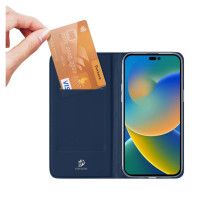 Dux Ducis Skin Pro holster cover flip cover for iPhone 14 Pro blue