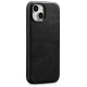 Icarer Oil Wax Premium Leather Case iPhone 14 Plus Magnetic Leather Case with MagSafe Black (WMI14220703-BK)