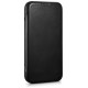 Icarer CE Oil Wax Premium Leather Folio Case Leather Case iPhone 14 Plus Magnetic Flip MagSafe Black (AKI14220707-BK)
