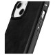 Icarer Leather Oil Wax case covered with natural leather for iPhone 14 Plus black (WMI14220719-BK)